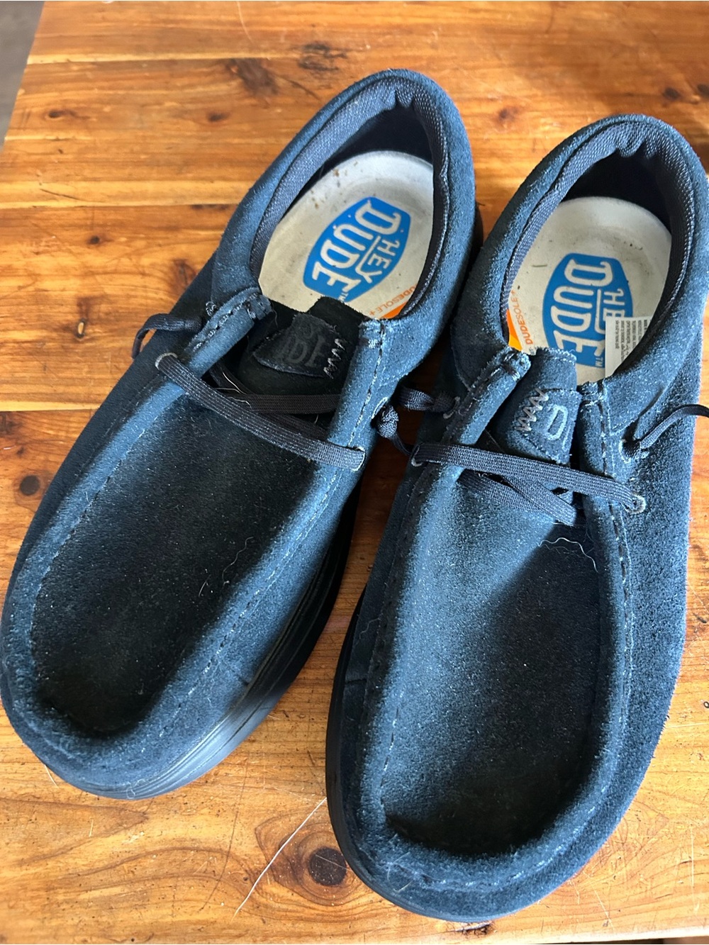 Hey Dude Men’s Black Casual Slip-On Loafers